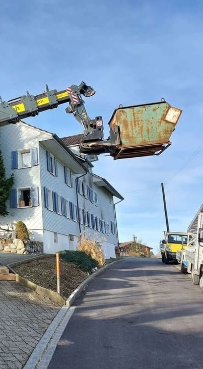 Allenspach Kran - Schuttmulde